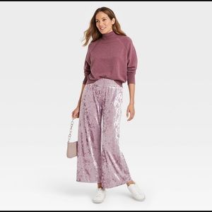 A New Day velvet pants - purple lilac lavender